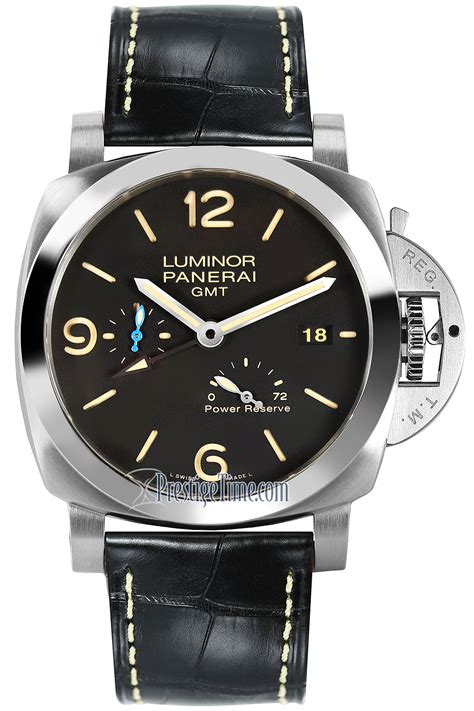 panerai watches luminor power reserve|Panerai Luminor gmt 44mm.